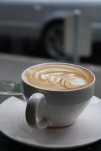 Latte Art in Caffe D’Arte, Seattle