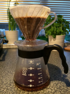 V60 pour-over at home