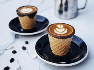 coffee in cone