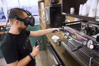 Experiments in Virtual Reality Barista Training