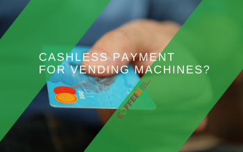 Cashless payment for vending machines