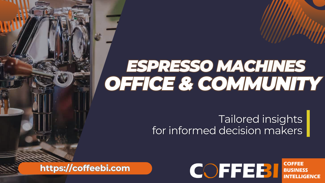 Espresso machine office & community