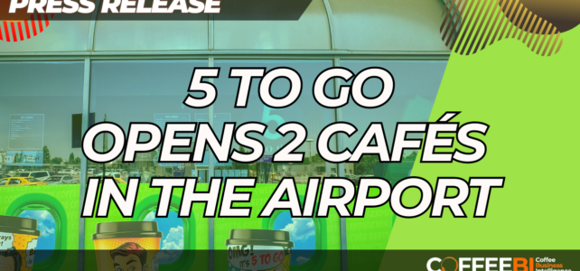 5 to go opens two coffee shops within the largest airport in Romania